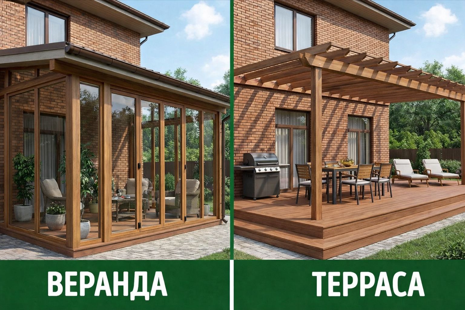 Терраса и веранда - без лишних сложностей
