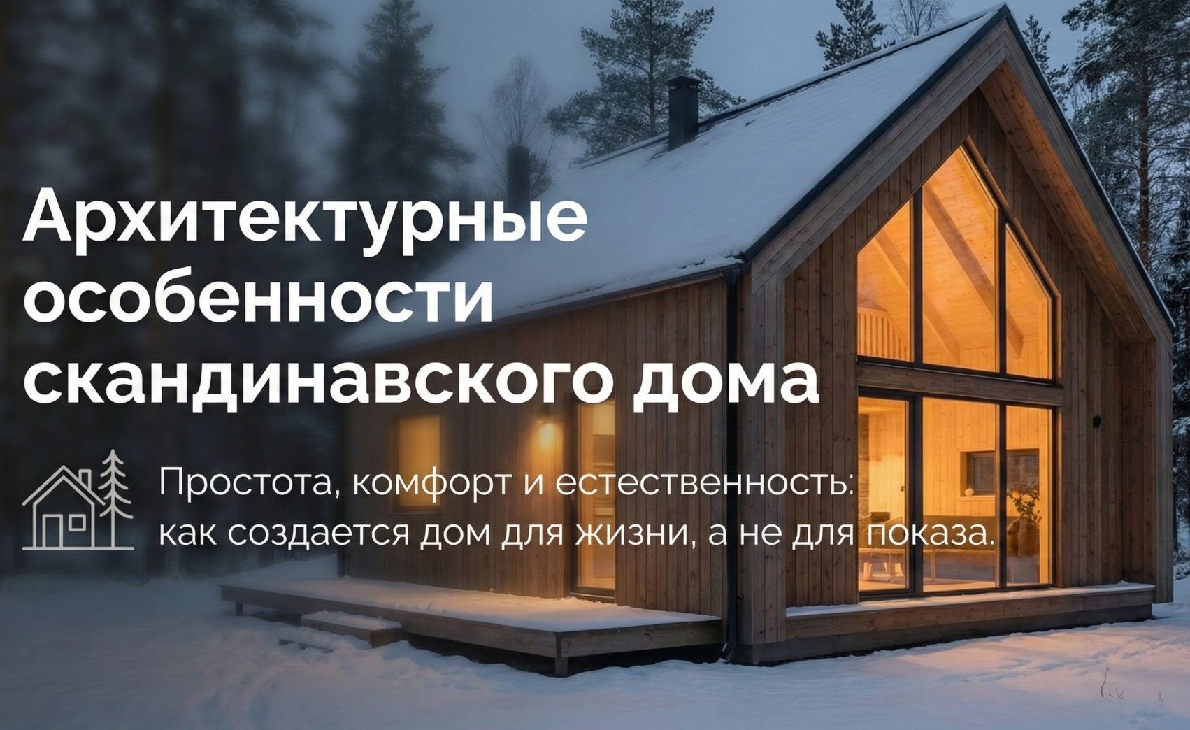 Архитектурные особенности домов в скандинавском стиле